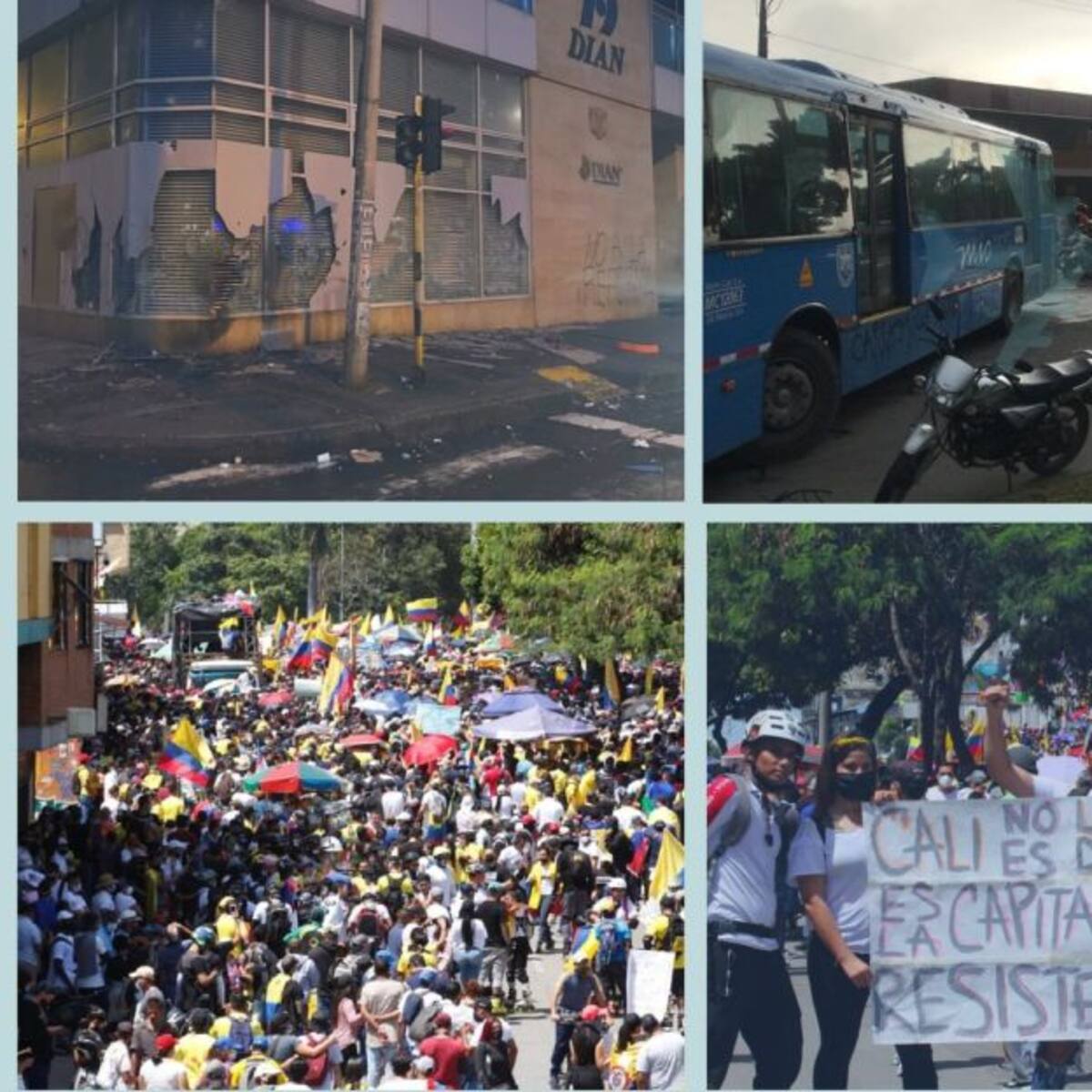 Caracol Radio analiza a Cali entre protestas pacíficas y violencia
