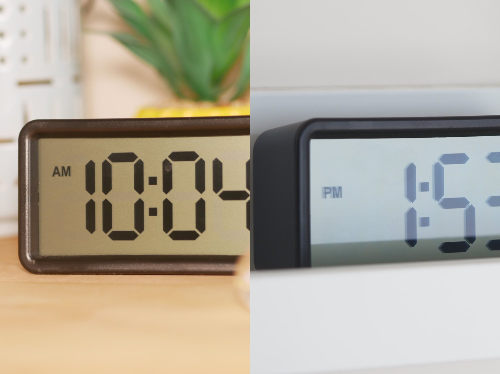 Relojes en AM y PM. Fotos: Getty Images.