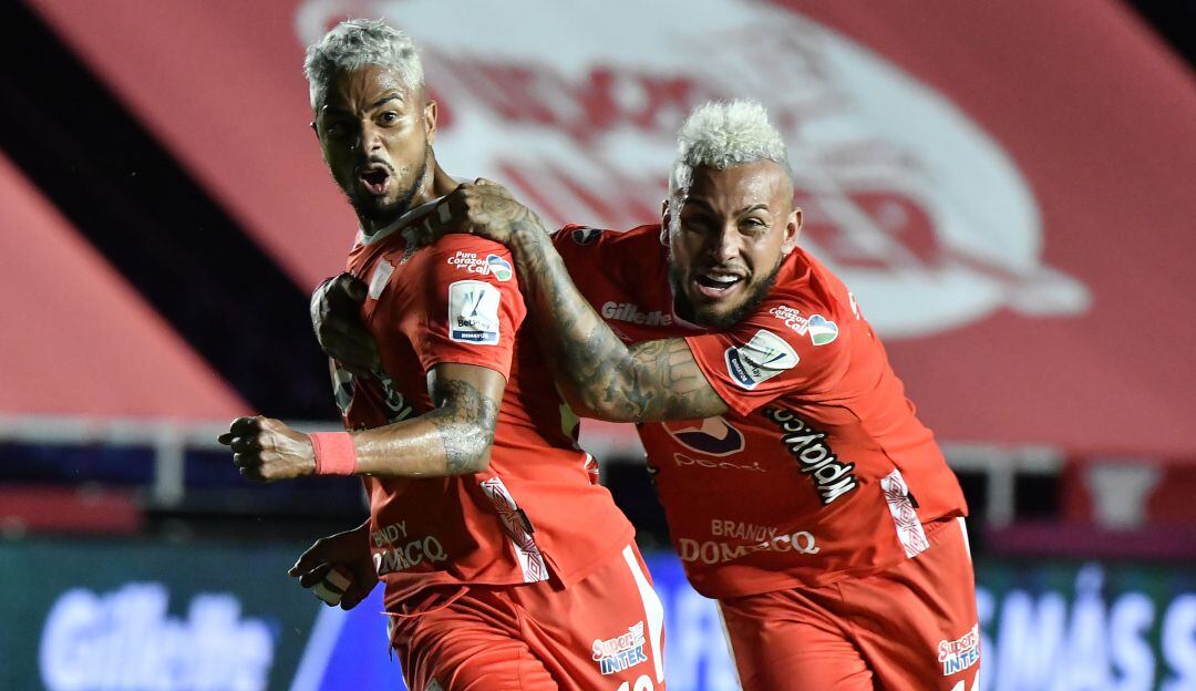 Yesus Cabrera y Duvan Vergara, futbolistas de América de Cali