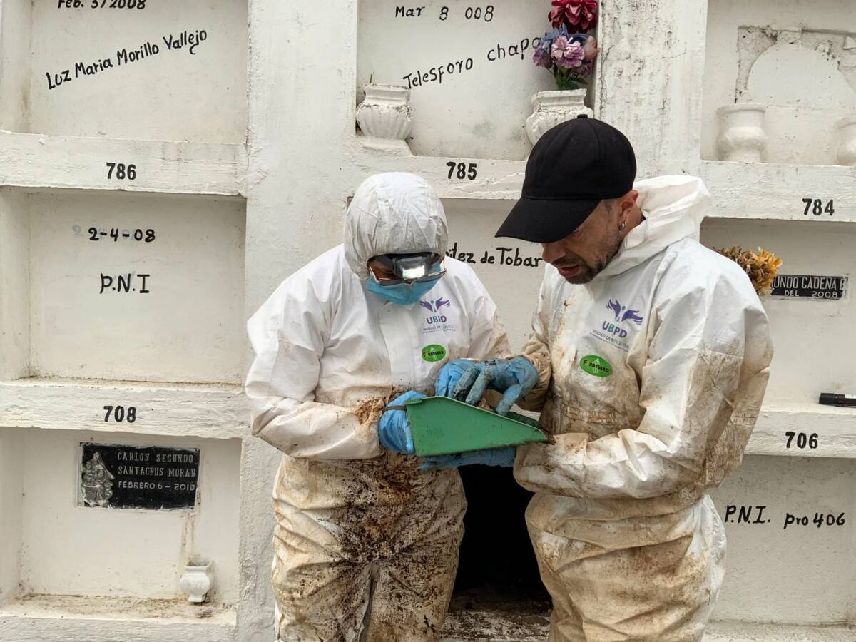 En cementerio de Pasto fueron recuperados cuerpos de personas dadas por desaparecidas