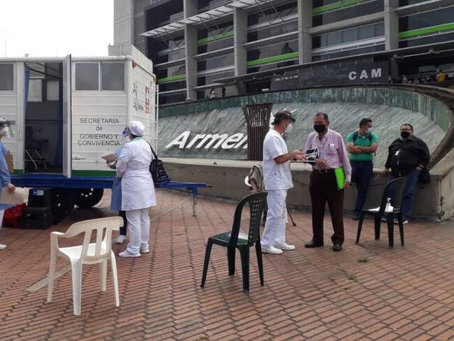 Jornada de toma de pruebas COVID-19 en Armenia busca salvar vidas