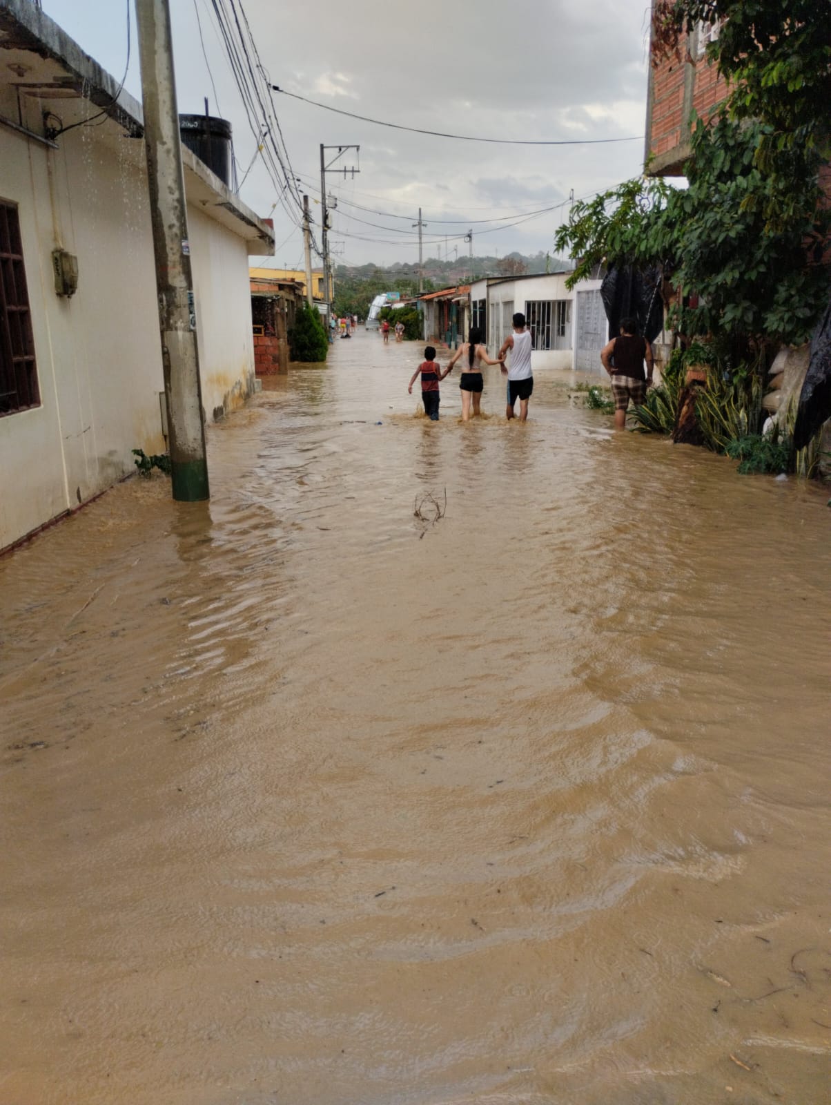 Intransitables quedan las calles en temporadas de lluvias en Valles del Girón (Foto/Cortesía)