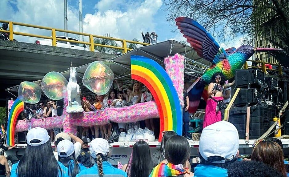 Marcha del Orgullo LGBTIQ+ en Medellín. Foto: Cortesía