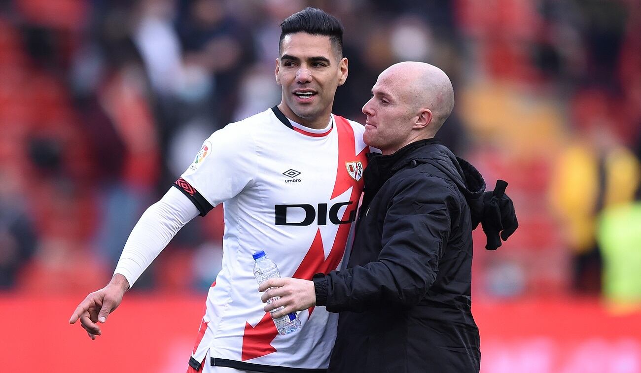 Falcao García e Isi Palazón en Rayo Vallecano | Foto: Denis Doyle/Getty Images