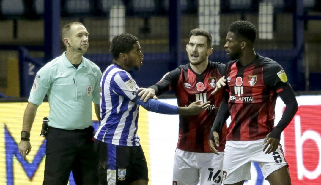 Jefferson Lerma investigado por un supuesto mordisco a un rival del Sheffield Wednesday.