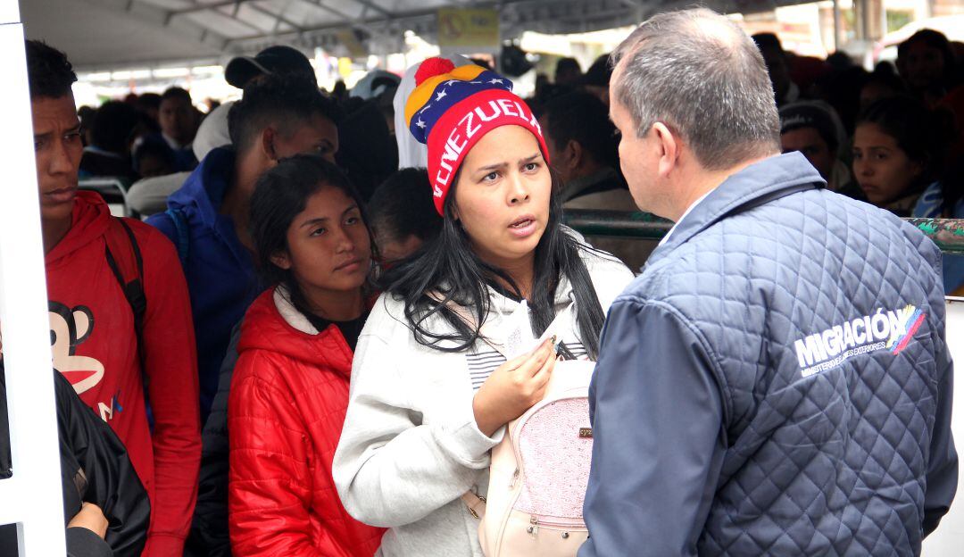 Migrantes venezolanos