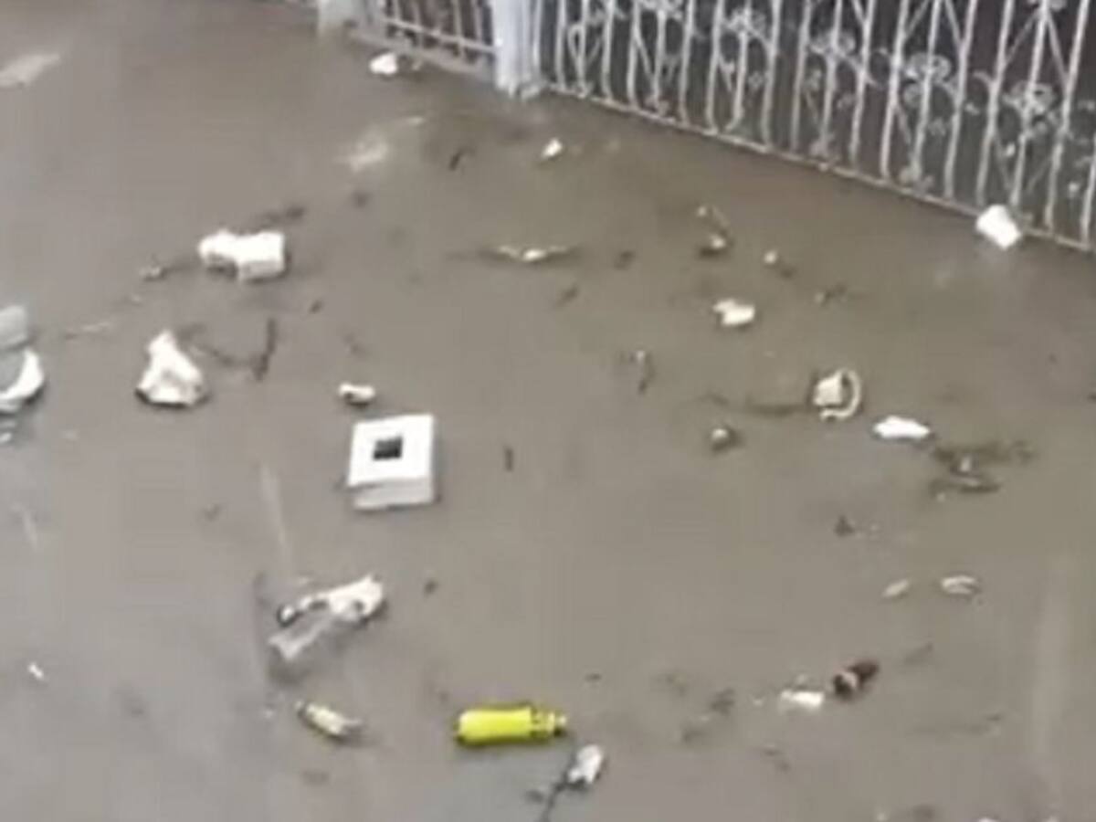Cartagena colapsada con inundaciones y deslizamientos por fuertes lluvias