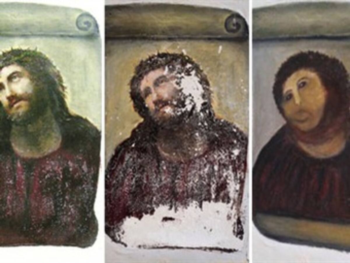 La restauradora del Ecce Homo subastará un cuadro de su autoría
