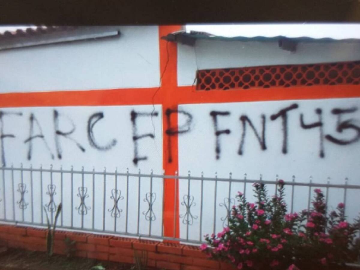 Siguen apareciendo grafitis de grupos armados en Cúcuta