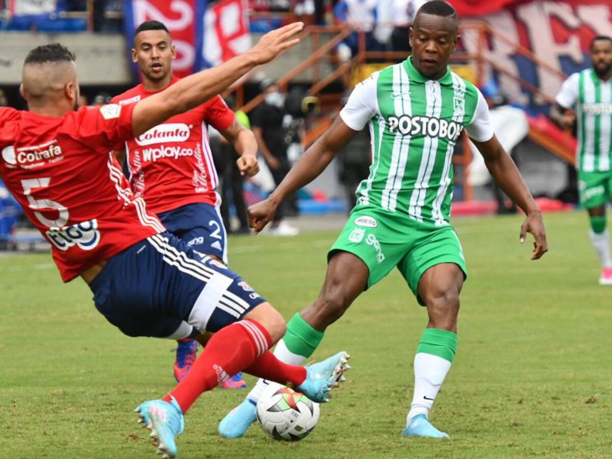 Medellín no pudo ganar el clásico contra un Nacional que terminó con nueve