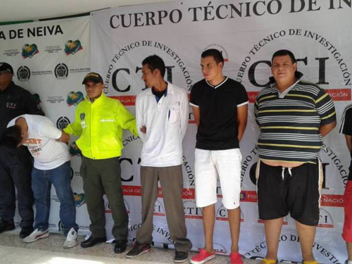 En Neiva fue desmantelada banda de fleteros