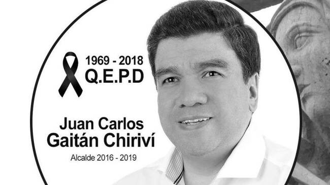 Alcalde Juan Carlos Gaitán Chiriví