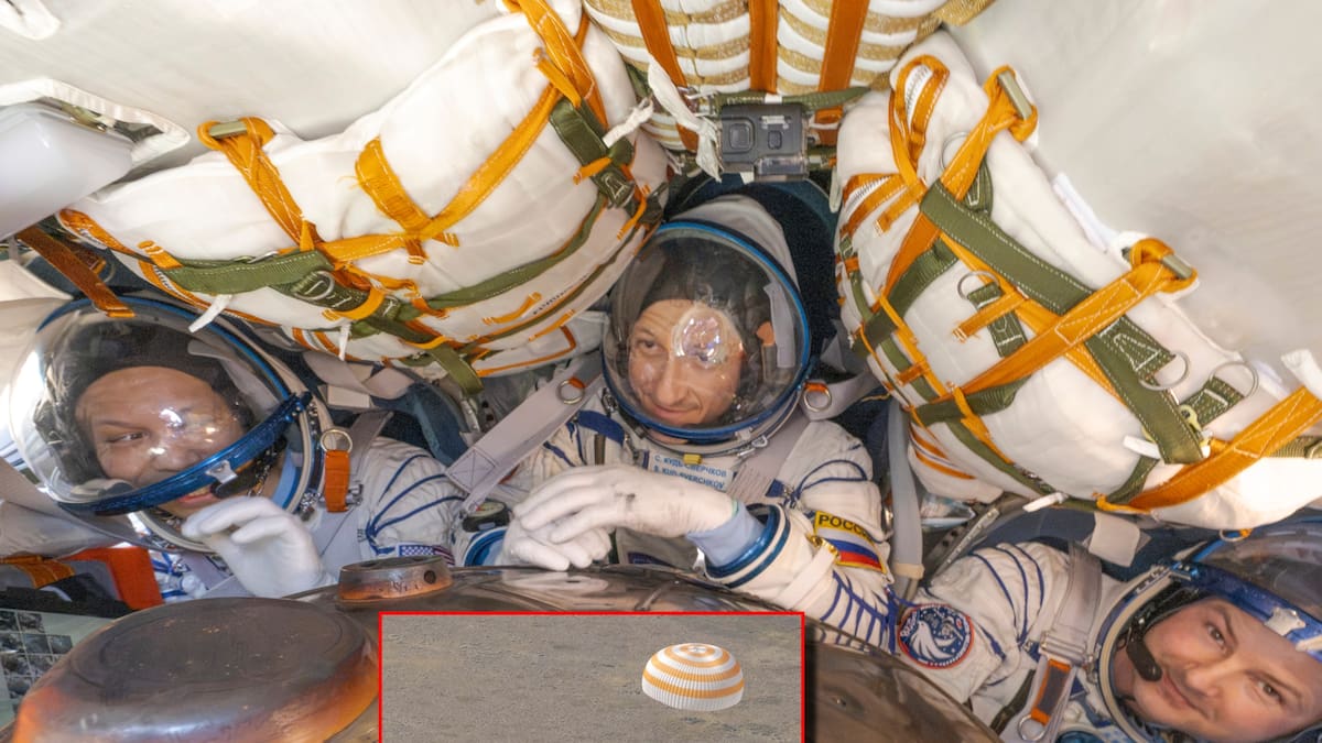 Video | Tres astronautas regresan a Tierra tras 8 meses de misión en Estación Espacial Internacional