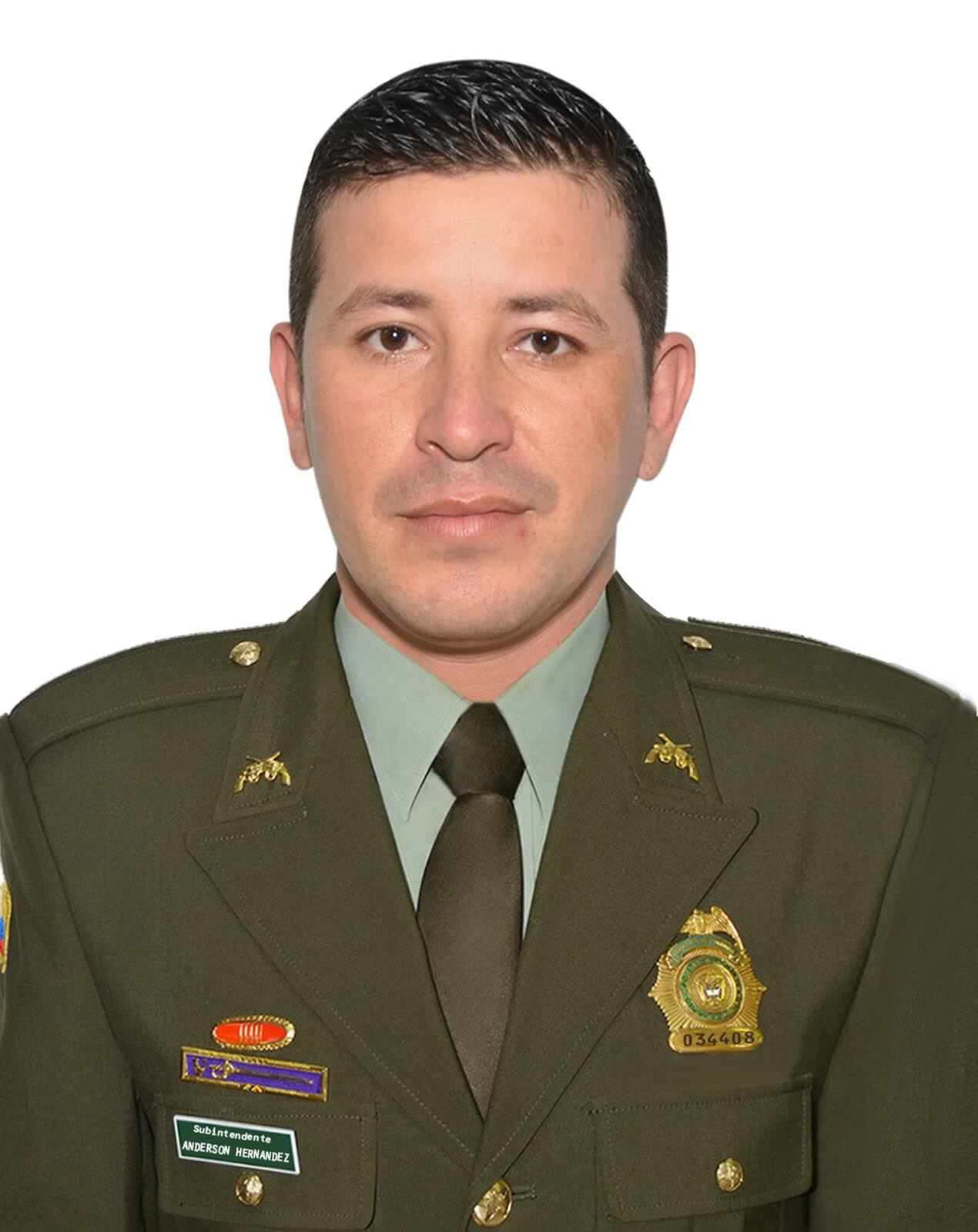 Subintendente Andersson Hernández / Foto: Mindefensa