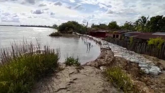 Los habitantes de este corregimiento de San Jacinto del Cauca exigen la construcción de un dique que ayude a mitigar inundaciones
