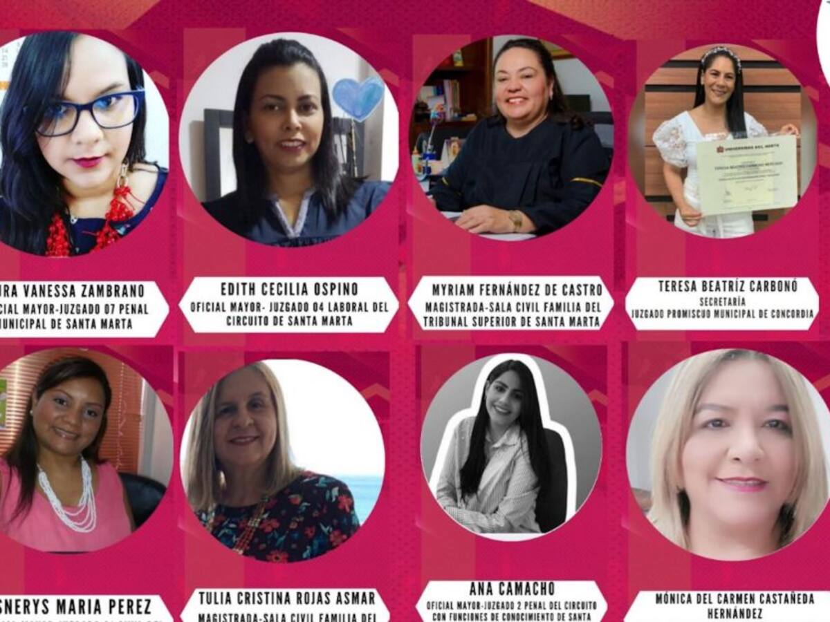 Comité de Género del Magdalena reconoce a mujeres de la Rama Judicial
