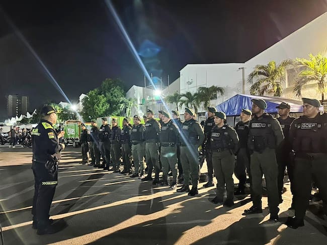 Más de 3 mil uniformados custodian el certamen electoral en Cartagena y zona insular