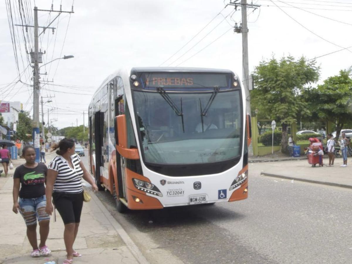 TransCaribe recuerda desvíos activos en la Ruta X104, por obras en la avenida Pedro Romero