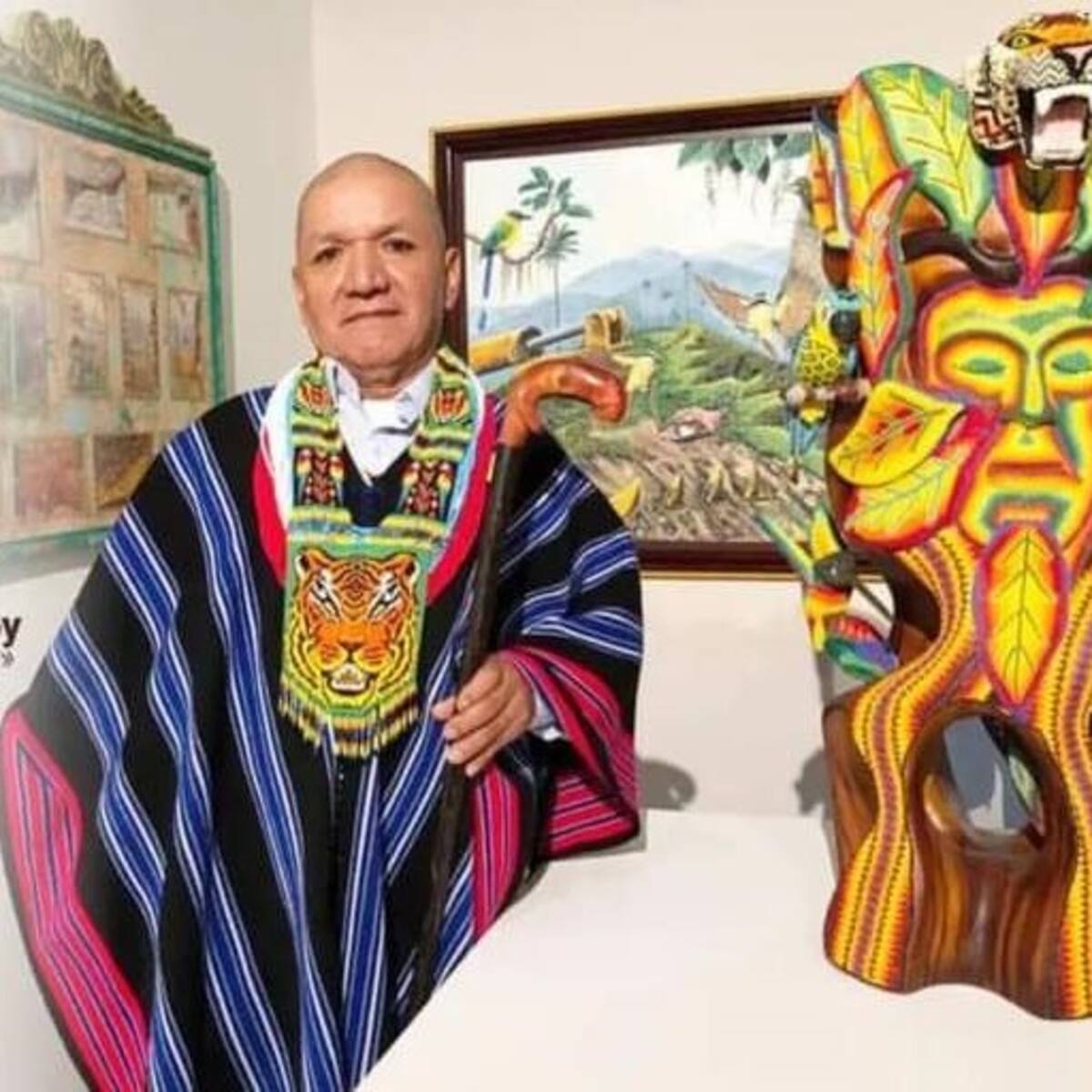 El taita Ángel Jacanamejoy oriundo del Putumayo representará a Colombia ante el mundo