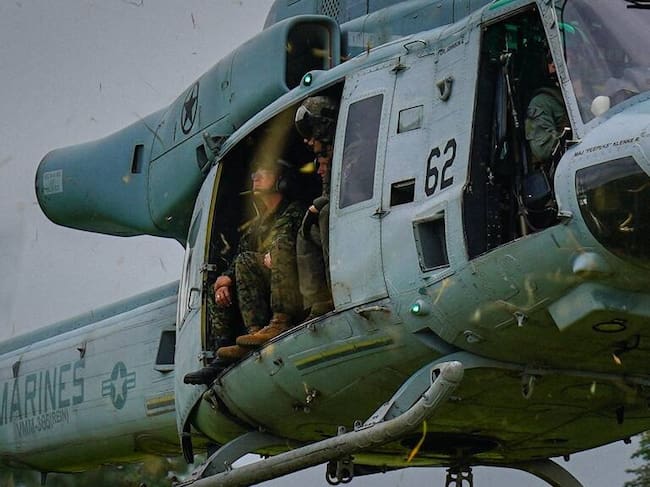 Sobre vuelo Comando Sur EEUU- Foto: cortesía
