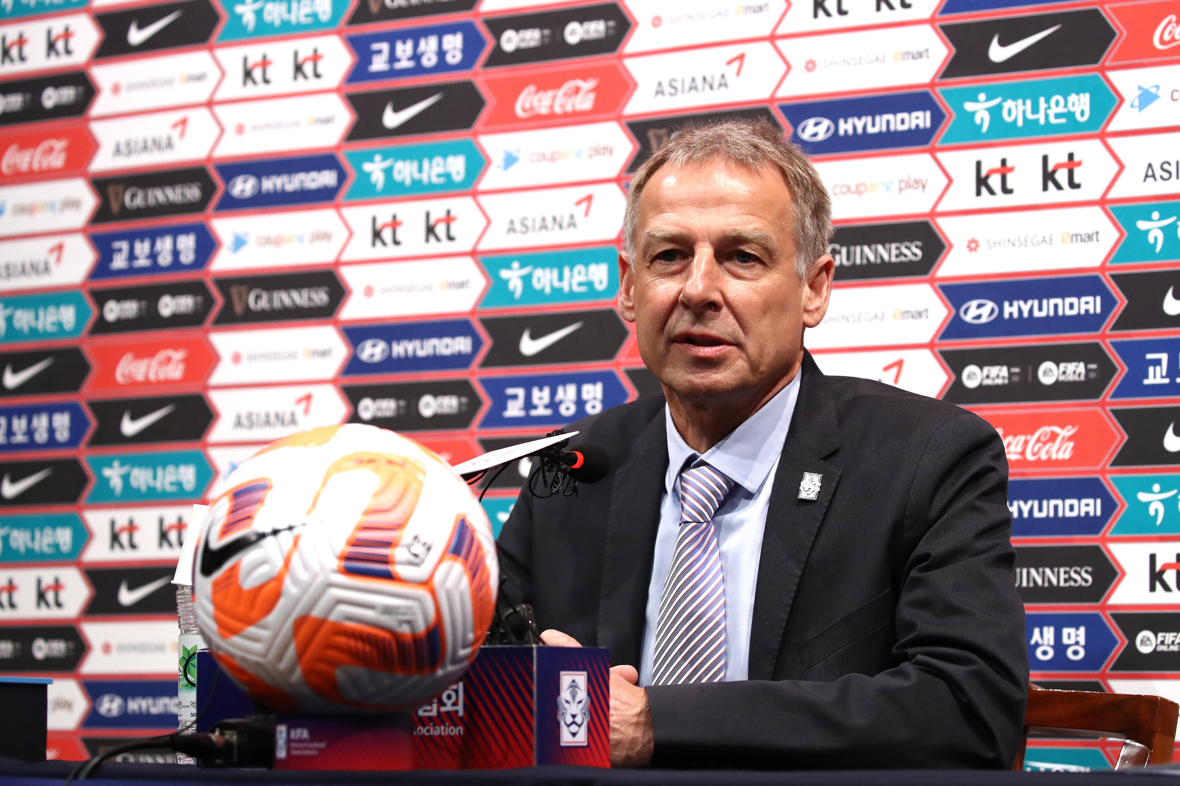 Jürgen Klinsmann, DT de Corea del Sur. (Photo by Chung Sung-Jun/Getty Images)