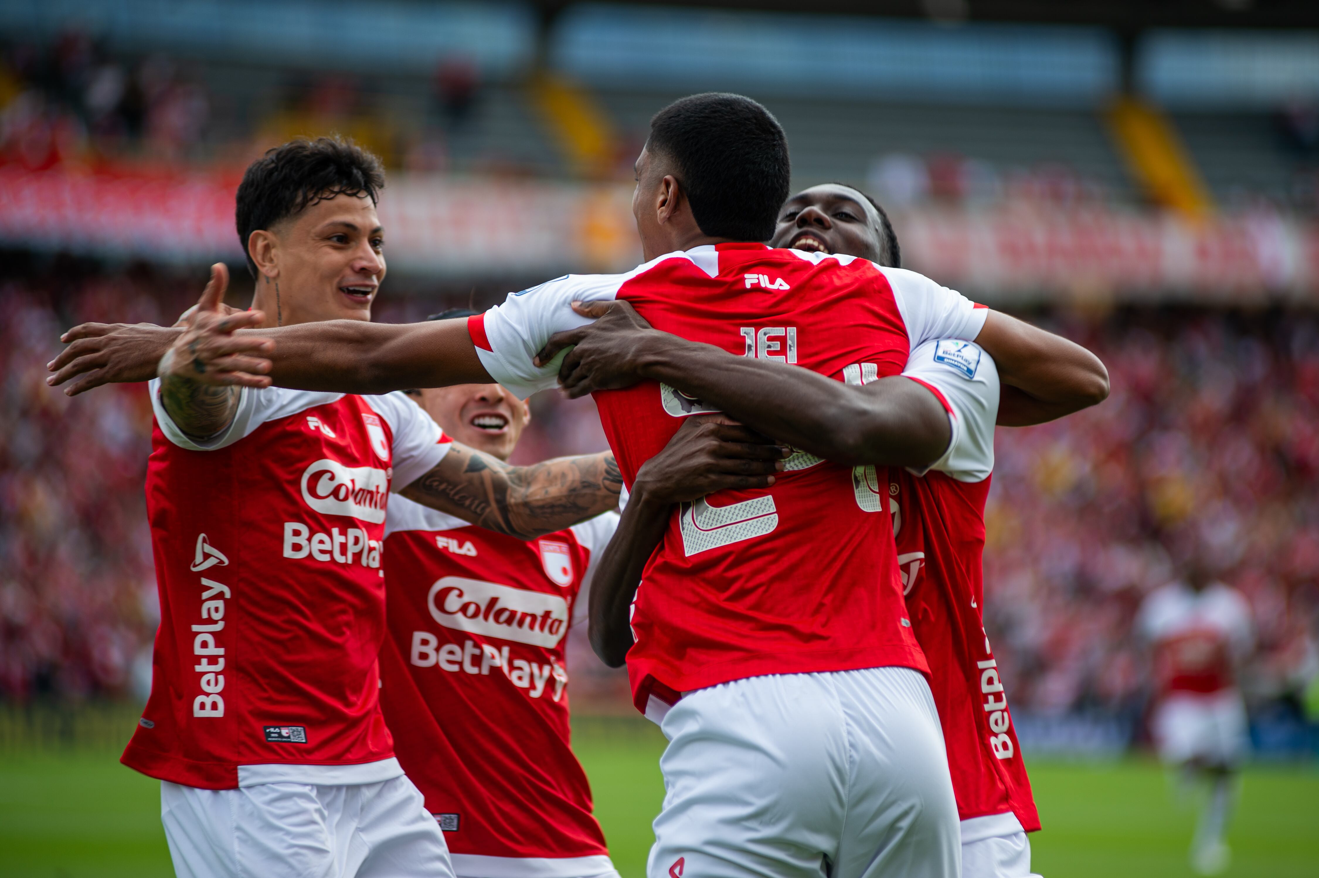 Independiente Santa Fe en la temporada 2025. (Photo by: Sebastian Barros/Long Visual Press/Universal Imgaes Group via Getty Images)