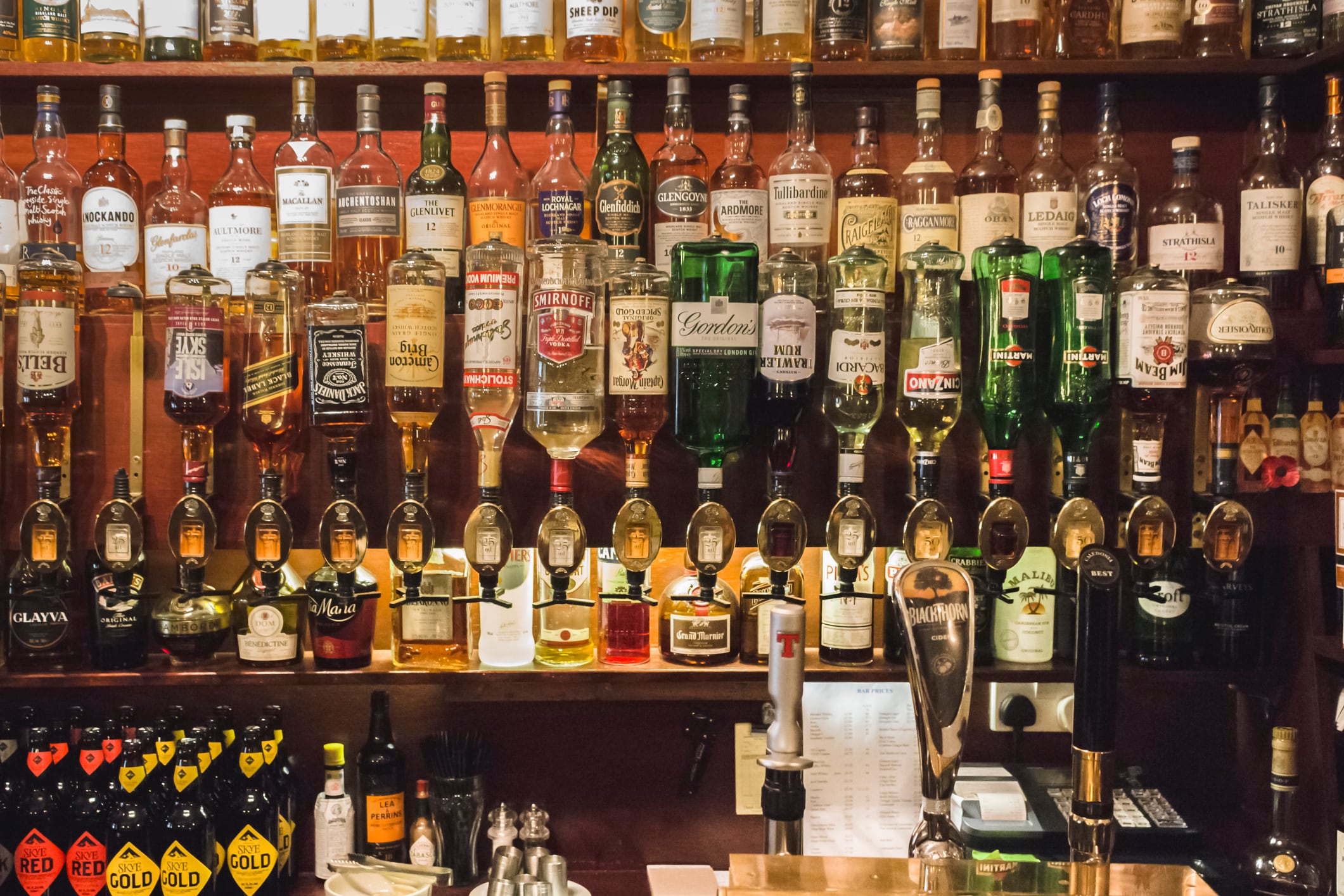 Botellas de licor. I Foto: Getty Images.