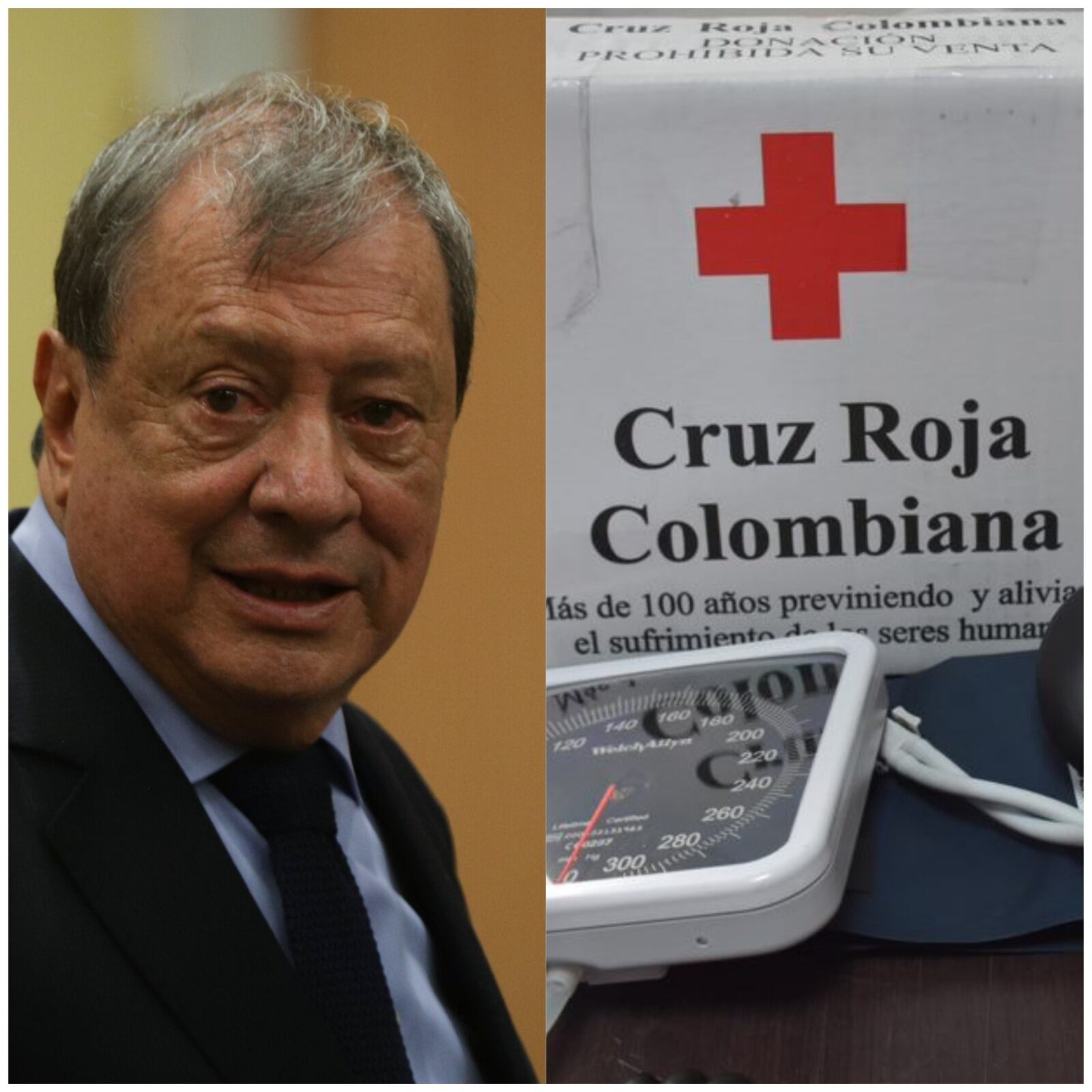 Empresario Mario Hernández y alianza con la Cruz Roja colombiana