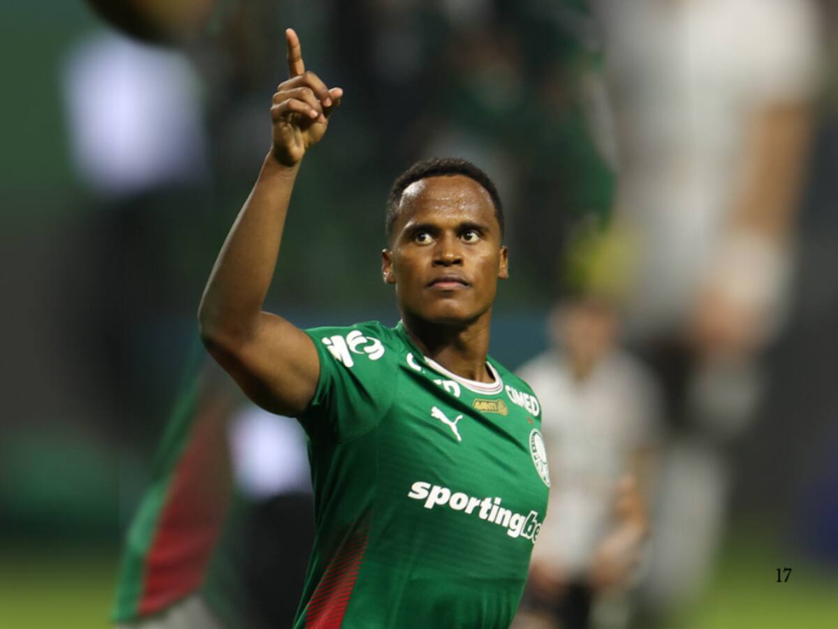 Jhon Arias se reporta en la fecha 7 del Brasileirão con Palmeiras