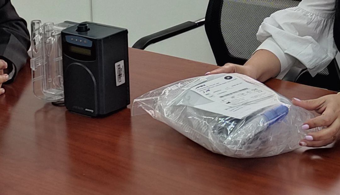 Donación de equipos médicos