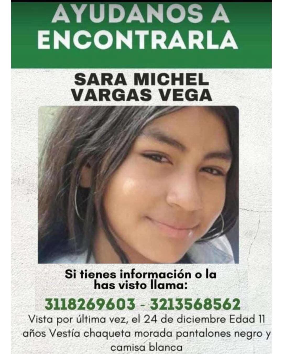 La veeduría ciudadana de Sogamoso expreso su preocupación por las pocas acciones para encontrar a Sara Michel Vargas Vega