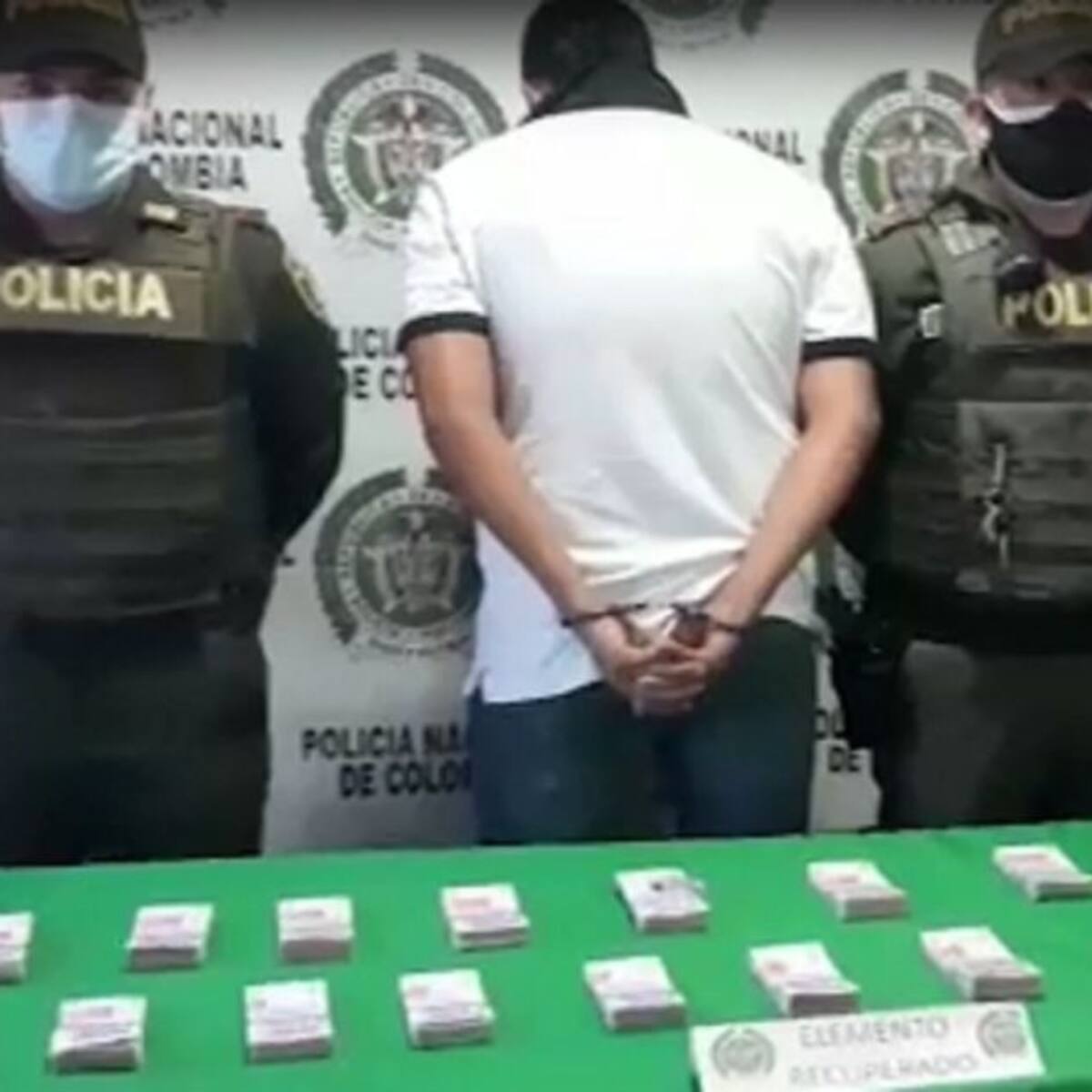 Hurto de 92 millones de pesos en efectivo, Policía capturó presunto ladrón