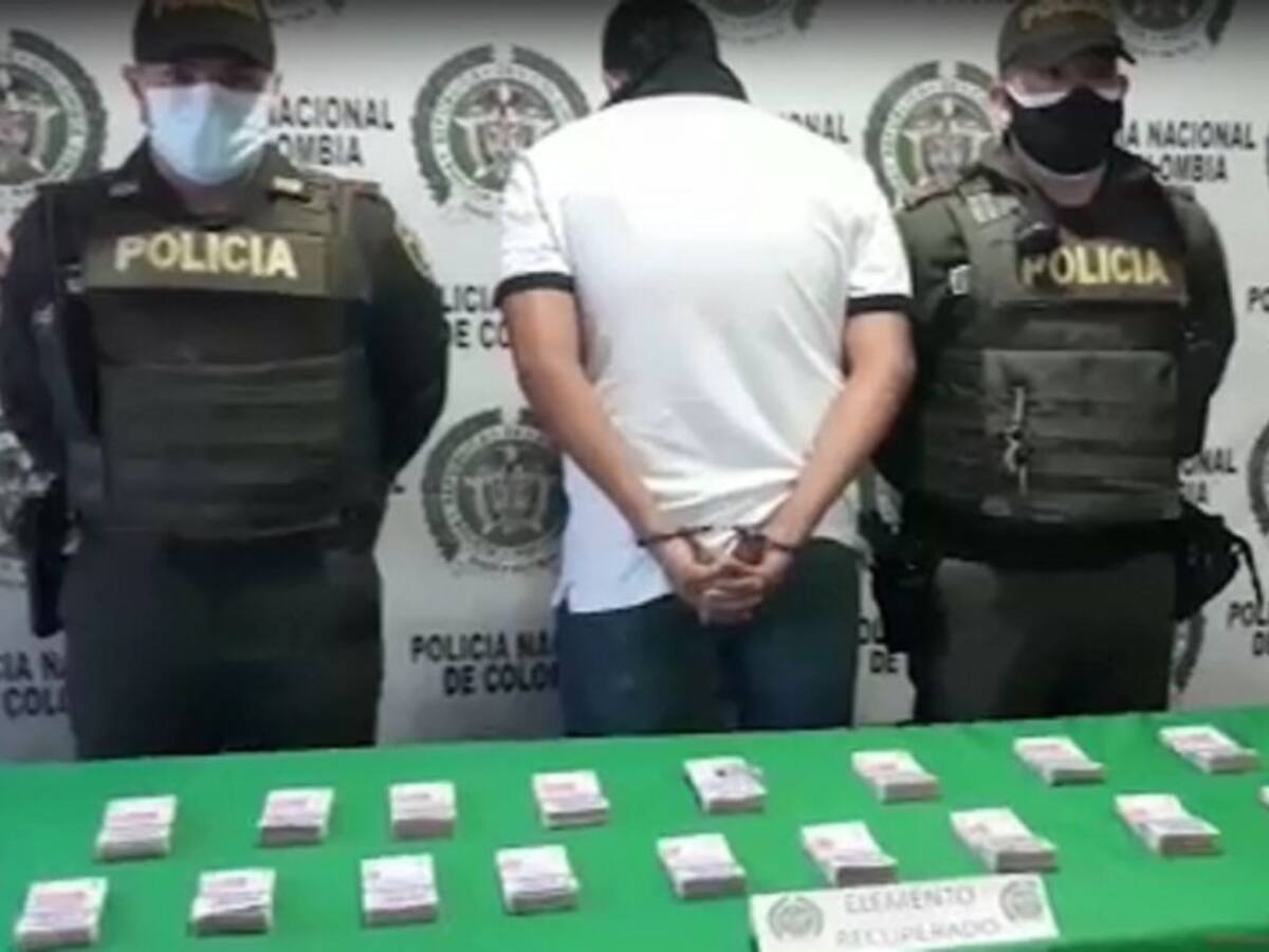 Hurto de 92 millones de pesos en efectivo, Policía capturó presunto ladrón