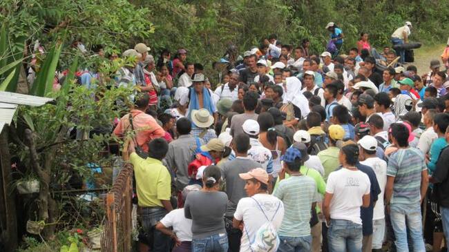 Habitantes de Caño Indio, reclaman al gobierno inversión social.