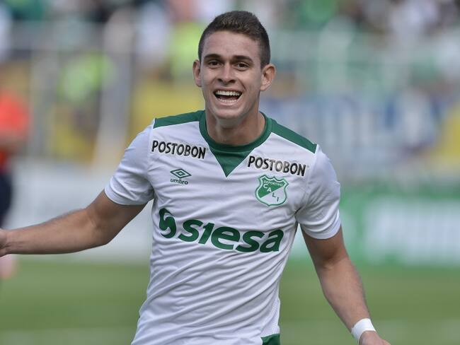 Rafael Santos Borré con el Deportivo Cali