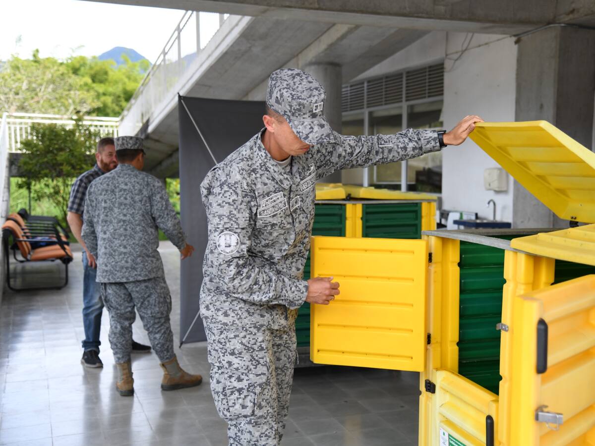Fuerza Aeroespacial Colombiana impulsa proyecto ecológico en El Carmen de Viboral