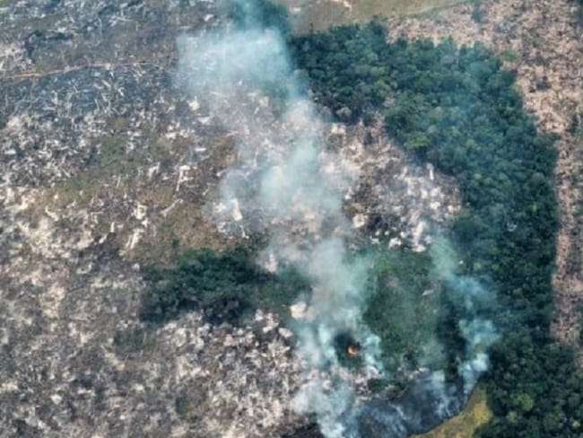 Decretan en San José del Guaviare calamidad pública por incendio forestal