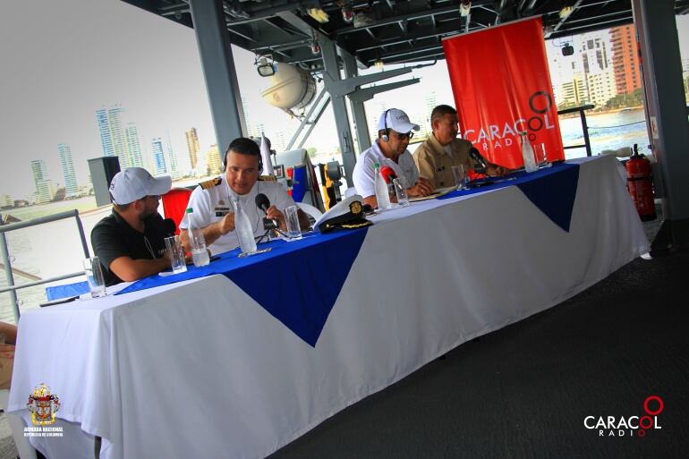 Viaje al Corazón del Caribe a bordo del buque ARC Victoria de la Armada Nacional.