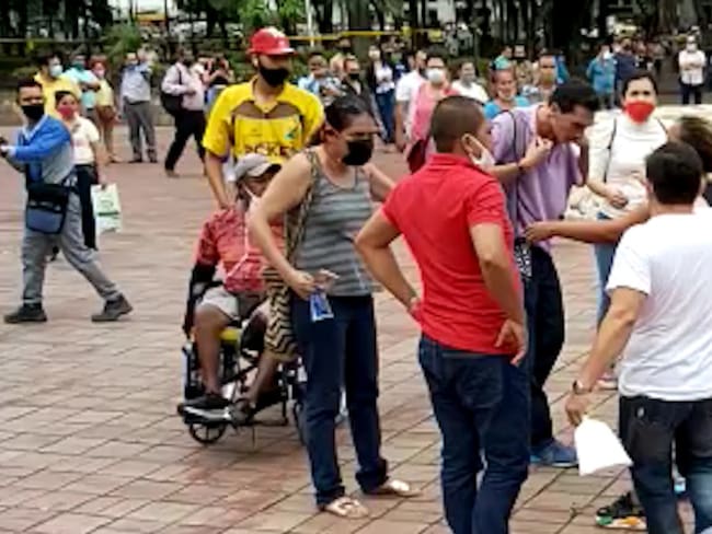 Plantón de estudiantes deja dos heridos en Neiva