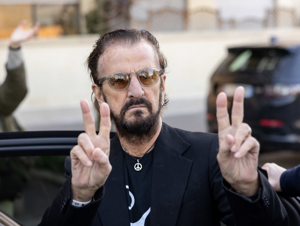 PARIS, FRANCE - MARCH 04: Ringo Starr attends the Stella McCartney Womenswear Fall/Winter 2024-2025 show as part of Paris Fashion Week on March 04, 2024 in Paris, France. (Photo by Arnold Jerocki/Getty Images)