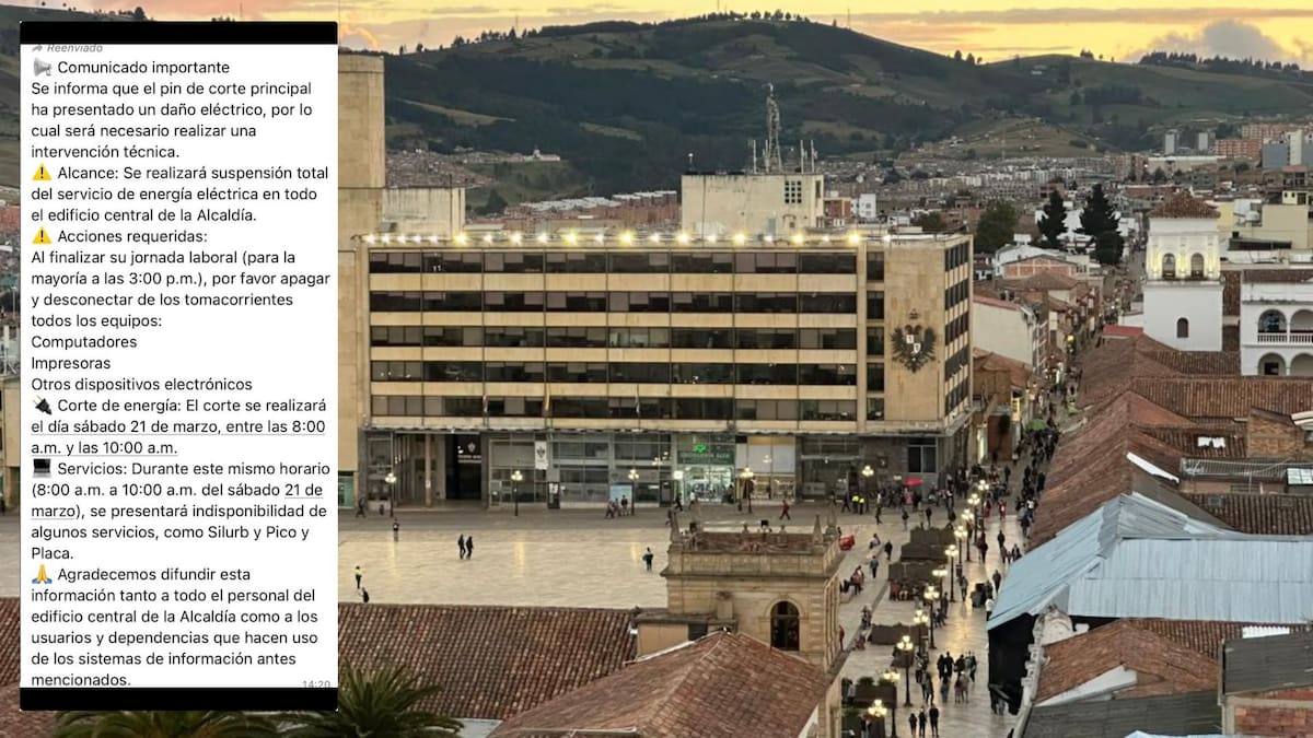 Corte de energía en la Alcaldía de Tunja cuando se conoce el fallo que saca a Krasnov