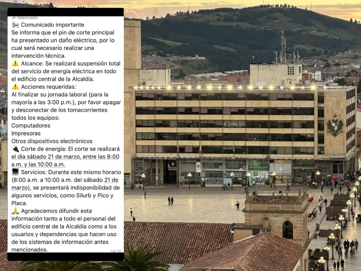 Corte de energía en la Alcaldía de Tunja cuando se conoce el fallo que saca a Krasnov