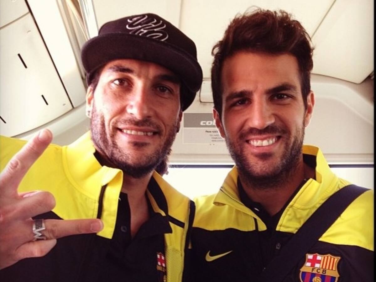 Pinto y Fábregas felices tras el triunfo ante Celtic