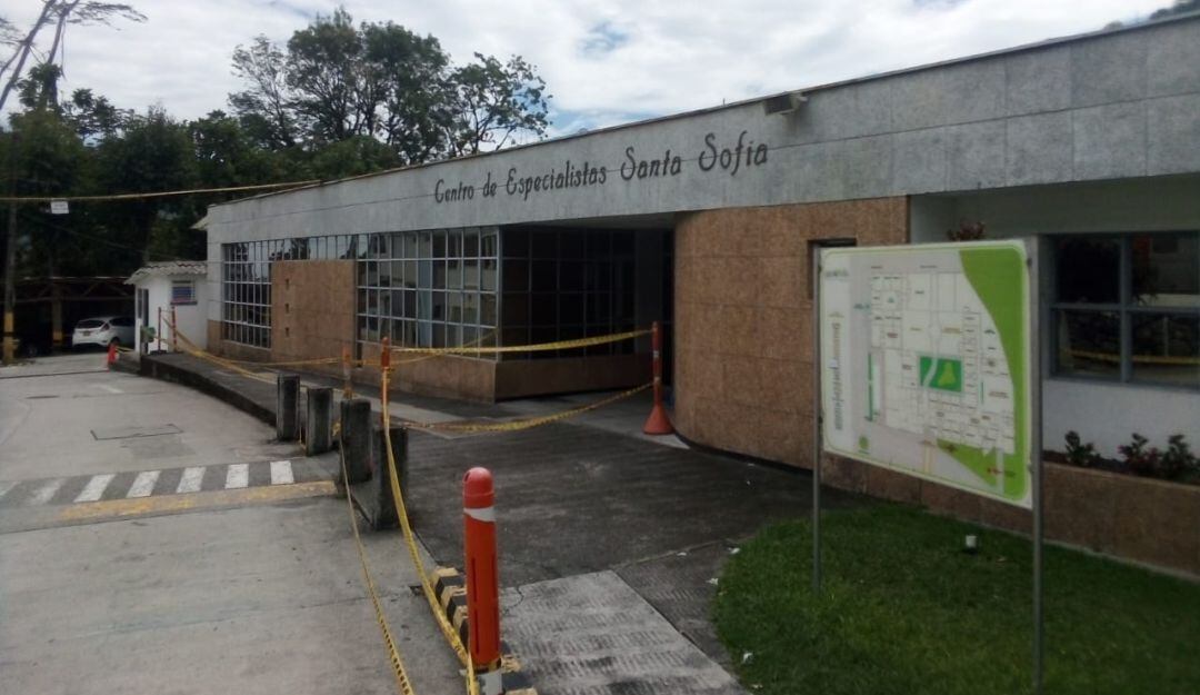 Sala COVID del Hospital Departamental Santa Sofía