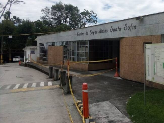 Sala COVID del Hospital Departamental Santa Sofía