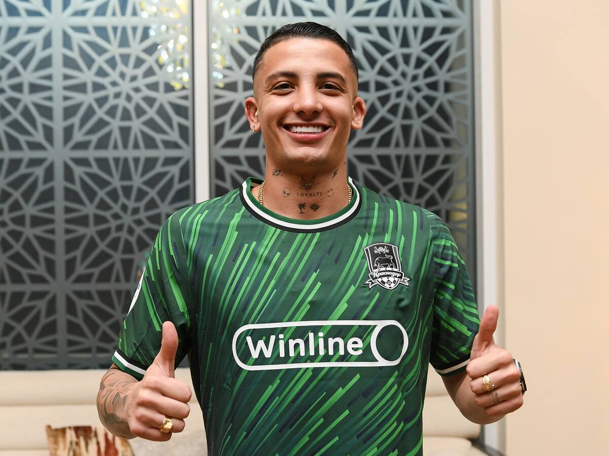Krasnodar oficializa la contratación del volante Kevin Castaño