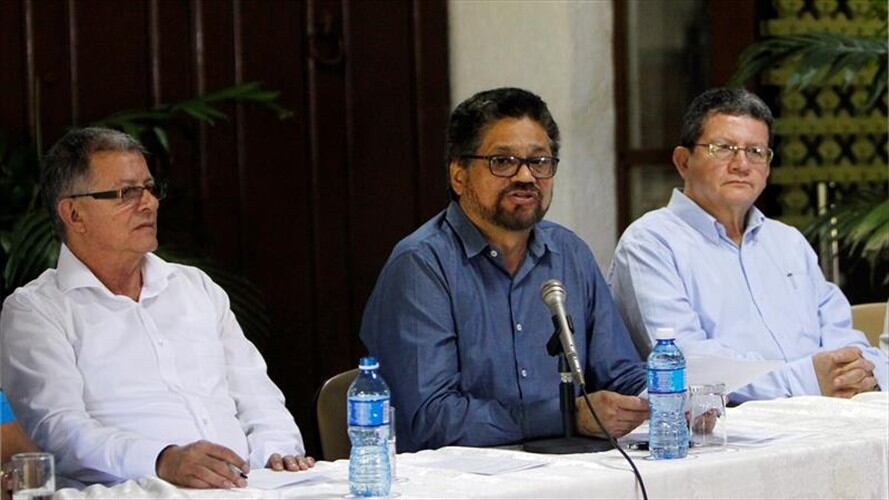 Negociadores de las Farc.. Foto: Agencia EFE
