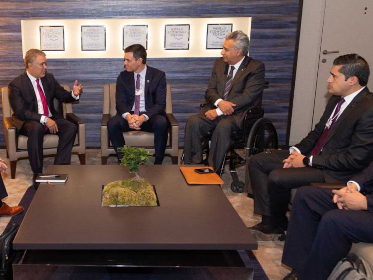 Duque llegó a Davos y busca fomentar la inversión en Colombia