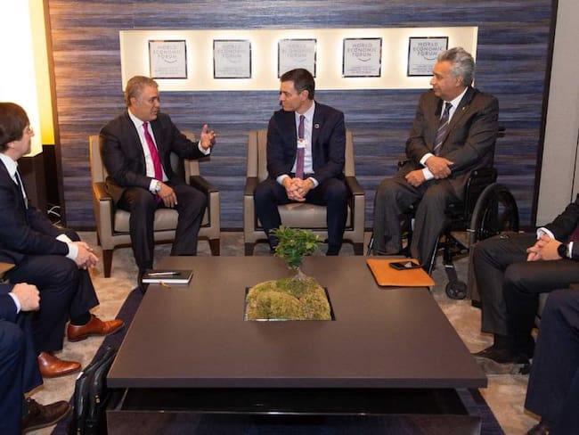 Duque llegó a Davos y busca fomentar la inversión en Colombia