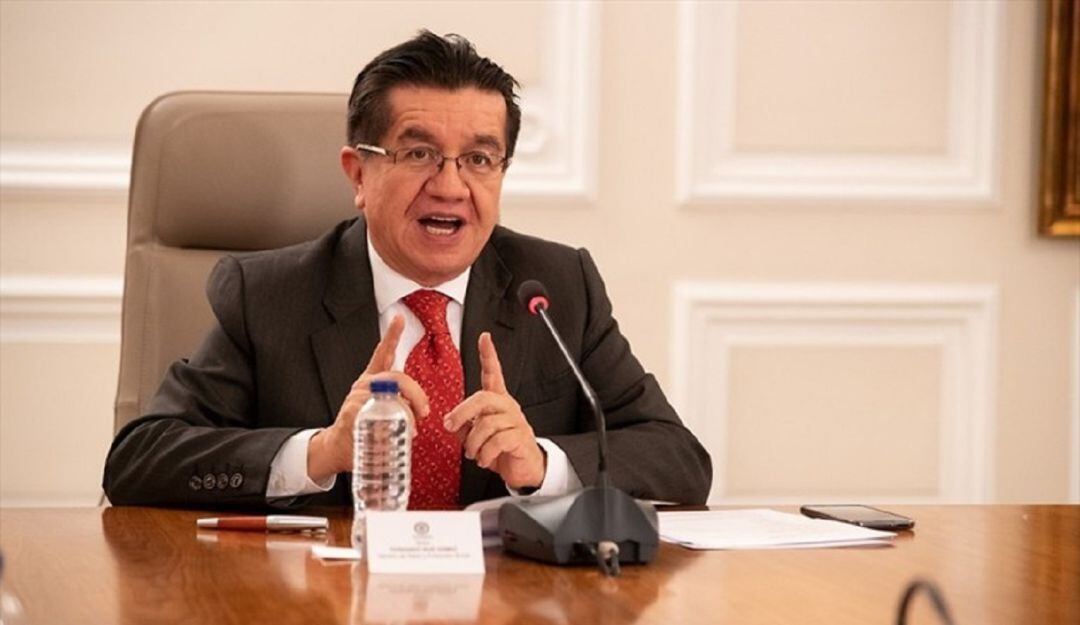 Ministro de Salud, Fernando Ruiz. Foto: Colprensa.